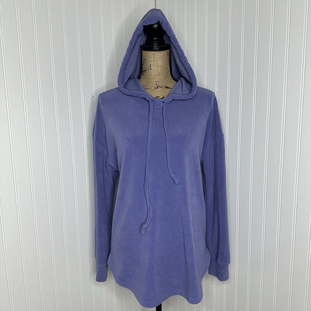 PacSun Lavender Fleece Hoodie Sz M Purple Coastal Granddaughter Soft Girl Cozy - Picture 13 of 13